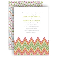 Hip Chevron - Fresh - Invitation