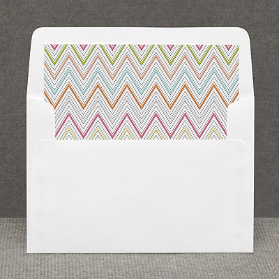 Hip Chevron - Fresh -  Custom Envelope Liner