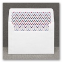 Hip Chevron - Berry - Custom Envelope Liner