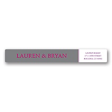 Hip Names - Berry - Address Label