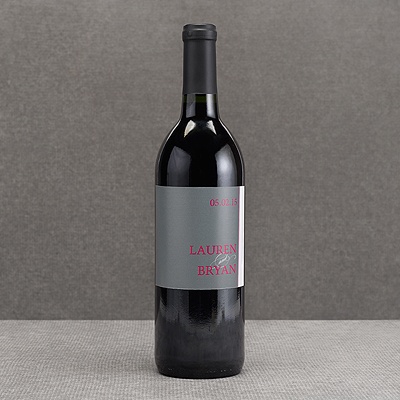 Hip Names - Berry - Wine Bottle Label
