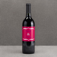 Hip Type - Berry - Wine Bottle Label