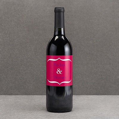 Hip Type - Berry - Wine Bottle Label