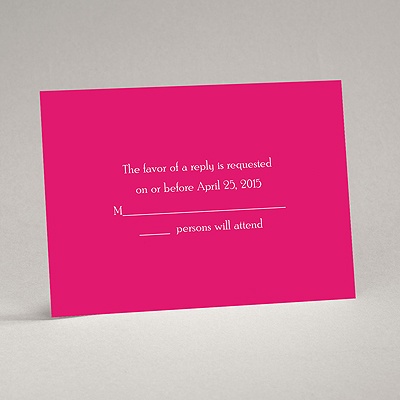 Your Color - Response Card and Envelope