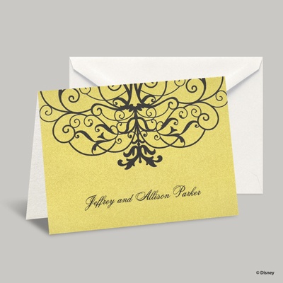 Love's Transformation Note Card and Envelope - Belle