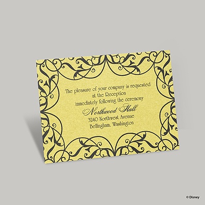 Love's Transformation Reception Card - Belle