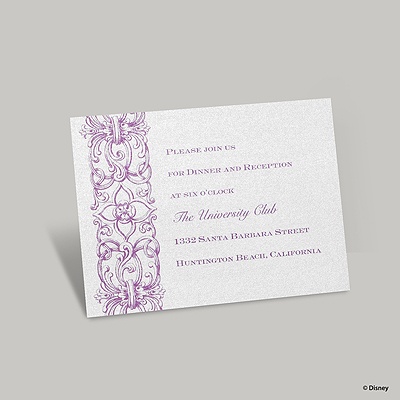 Romantic Imagination Reception Card - Rapunzel