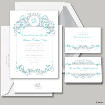Fairy Tale Filigree Invitation - Ariel