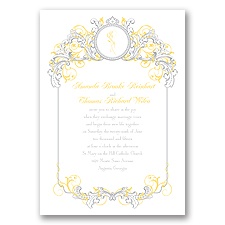 Fairy Tale Filigree Invitation - Belle