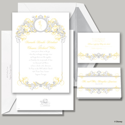 Fairy Tale Filigree Invitation - Belle
