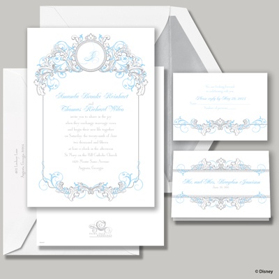 Fairy Tale Filigree Invitation - Cinderella