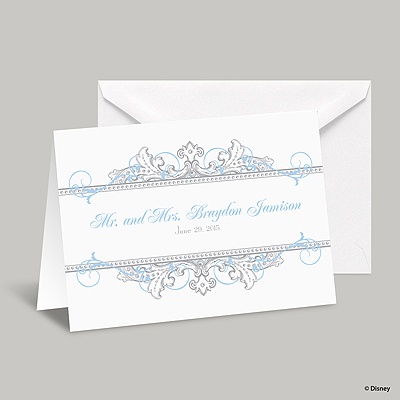 Fairy Tale Filigree Note Card and Envelope