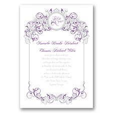 Fairy Tale Filigree Invitation - Rapunzel