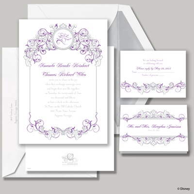 Fairy Tale Filigree Invitation - Rapunzel