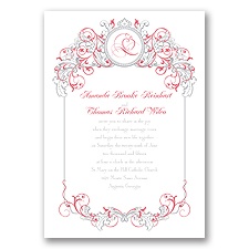 Fairy Tale Filigree Invitation - Snow White