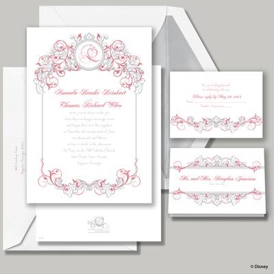 Fairy Tale Filigree Invitation - Snow White