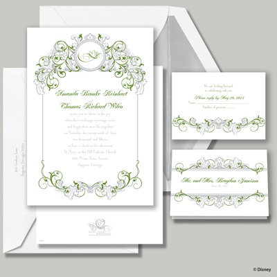 Fairy Tale Filigree Invitation - Tiana