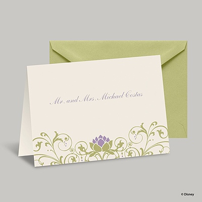 Water Lily Note Card and Envelope - Tiana