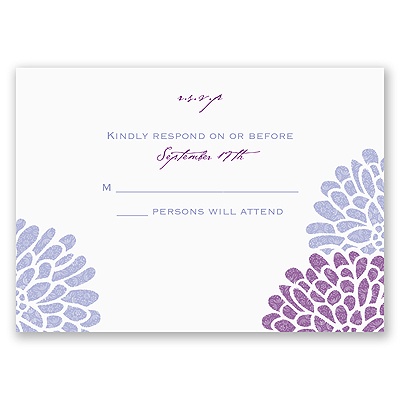 It Takes Two - Color Choice - Response Card and Envelope