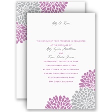 It Takes Two - Amethyst - Invitation