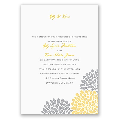 It Takes Two - Pewter - Invitation