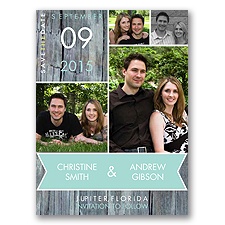 Rustic Banner - Limelight - Save the Date Card