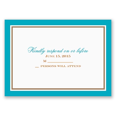 Southwest Flair - Response Card and Envelope