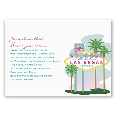 Fabulous Las Vegas - Invitation