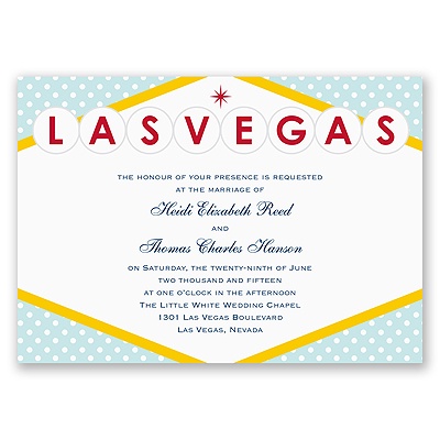 Loving Las Vegas - Invitation