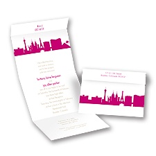 Las Vegas Skyline - Seal and Send Invitation
