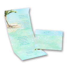 Palm Tree - Seal and Send Invitation