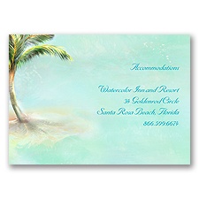 Palm Tree - Accommodations Card