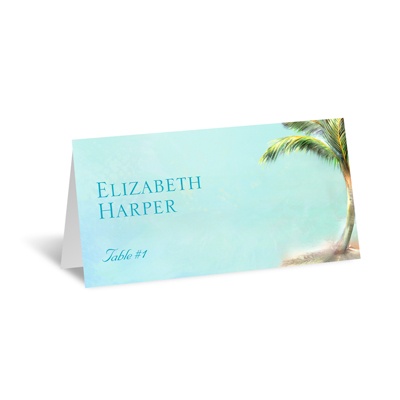 Palm Tree - Escort Card