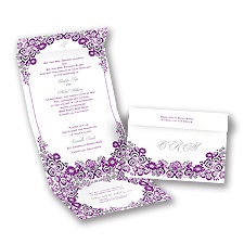 Flower Frame - Seal and Send Invitation