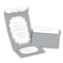 Striped Crest - Seal and Send Invitation
