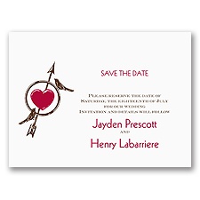 The Love Games - Save the Date Card