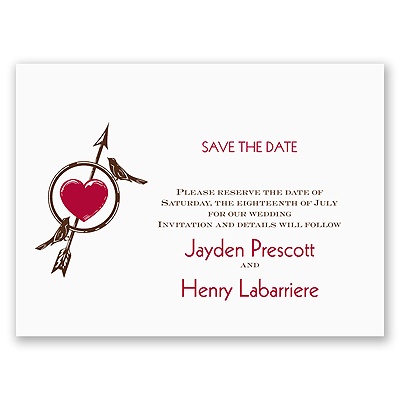 The Love Games - Save the Date Card