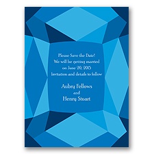 Facets - Malibu - Save the Date Card