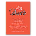 Sassy Stripes - Tango - Save the Date Card