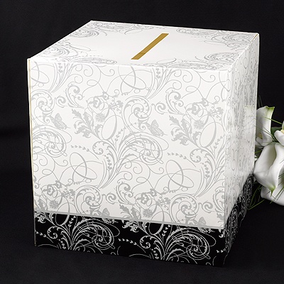 Damask Card Box