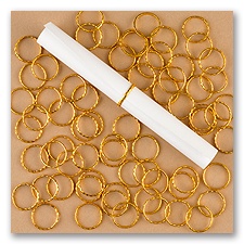 Gold Scroll Rings