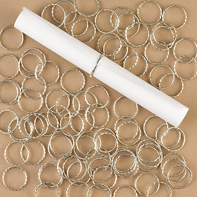 Silver Scroll Rings