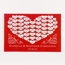 Loving Hearts - Guest Signature Poster