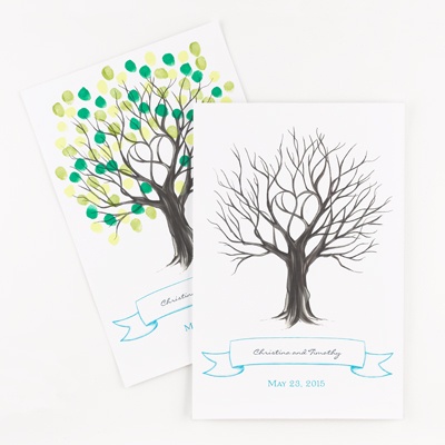 Thumbprint Tree - Guest Signature Poster