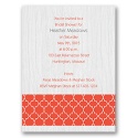 Wooden Lattice - Bridal Shower Invitation