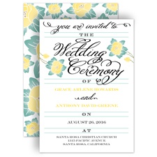 Blooming Beauty - Citrus - Invitation
