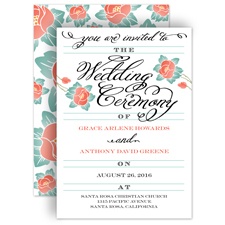 Blooming Beauty - Tango - Invitation