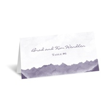 Mountain Mist - Escort Card
