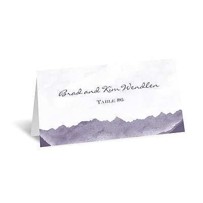 Mountain Mist - Escort Card