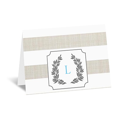 Yours Truly - Note Card and Envelope